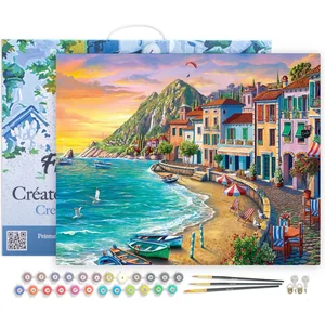 Figured'Art Schilderen op Nummer Volwassenen met lijst - Strandvakanti...