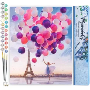 Figured'Art Schilderen op Nummer Volwassenen canvas Ballonnen vrijgeve... pas cher