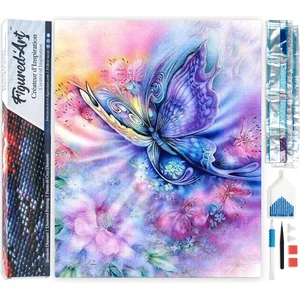 Figured'Art Diamond Painting set Volwassenen 40x50 cm Kleur vlinder - ... pas cher