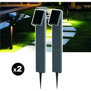 Lot de 2 lampes solaires EZIlight® Solar Way S15 pas cher