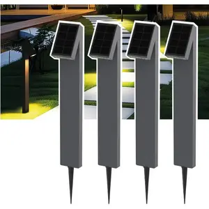 Lot de 4 lampes solaires EZIlight® Solar Way S15