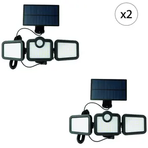 Projecteur solaire EZIlight® Solar moon L Lot de 2 pas cher
