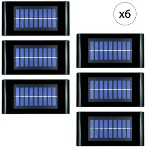 Lot 6 Appliques murales solaire EZIlight® Solar up n downVendu parcdiscount
