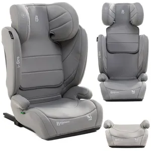 BEBELISSIMO - Siège auto Isofix - rehausseur I-size - 100 -150cm - i- Giro - gris claire pas cher