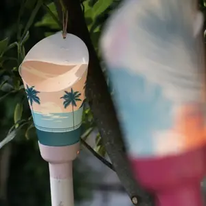 Coffret lampe nomade 5 en 1 - Sunrise - Rose poudré