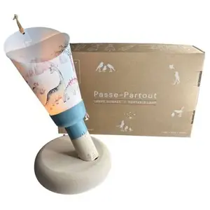 Maison Polochon Coffret lampe nomade 5 en 1 Dinosauria/Bleu glacié