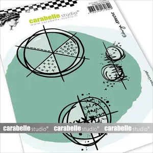 Carabelle Studio Cling Stempel Chromatique Grunge by Edwige Verrière pas cher