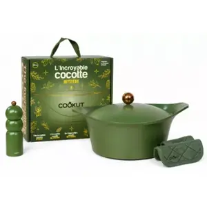 Cookut - Cocotte  Coffret Noel L'incroyable 28cm Fougere