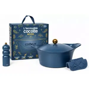Cookut - Cocotte  Coffret Noel L'incroyable 28cm Myrtille