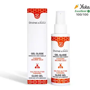 Divinextases Gel glisse caramel beurre salé pas cher
