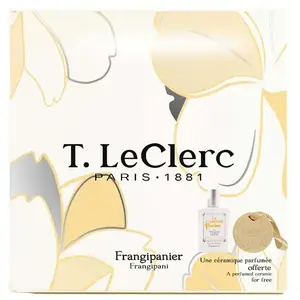 T.LeCLerc Le Parfum Poudré Frangipanier Coffret - Céramique + Eau de Parfum-50ml THEOPHILE LECLERC pas cher