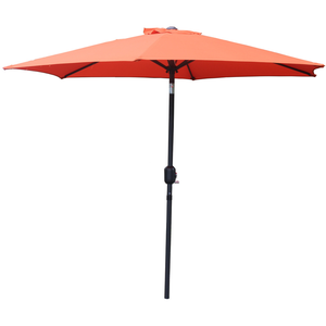 Concept-Usine Come - Parasol Droit Rond 2,5 X 2,5 M Terracotta pas cher