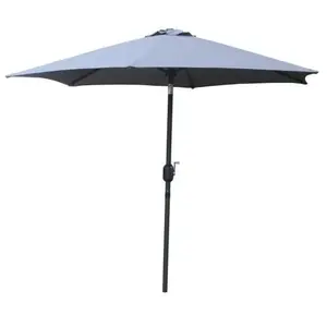 Parasol  - COME - Concept Usine - toile ronde - 2,5 x 2,5 m - couleur GrisVendu parrakuten