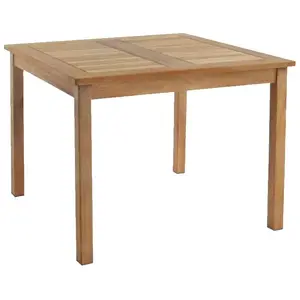 CONCEPT USINE Karra - Table de jardin carrée Teck