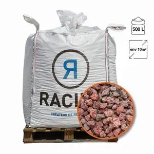 RACINE Paillage minéral en pouzzolane rouge 12/20 Big bag 500 litres pour 10m2 - PRO438-12-20/BB500 pas cher