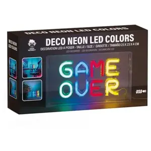 Deco Neon Led Geek Monkeys modèle Game Over pas cher