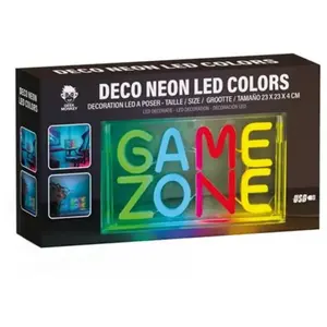 Deco Neon Led Geek Monkeys modèle Game Zone pas cher