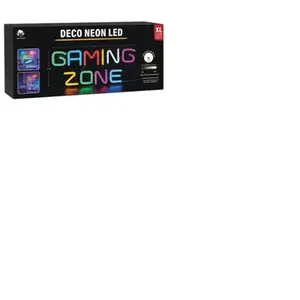 Deco Neon Led XL Geek Monkeys modèle Gaming Zone pas cher
