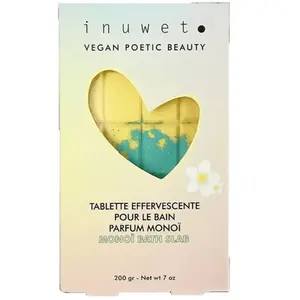 Inuwet Inuwet Tablette De Bain Effervescente Monoi 200 Grammes pas cher