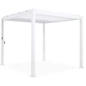 SWEEEK Pergola bioclimatique aluminium blanc Triomphe 3x3 m lames orientablesVendu parcdiscount