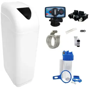 TOODO Adoucisseur Deau 25l Vanne Fleck 5600 Mc Complet Bac Blanc - Kit...