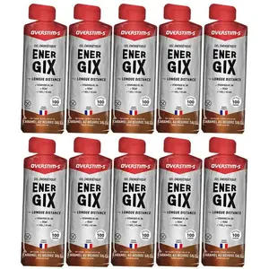 Overstims Boîte De Gels énergétiques Energix Caramel Salé 34g 10 Unités pas cher