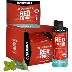 Overstims Boîte De Gels énergétiques Red Tonic Menthe Et Eucalyptus 34g 10 UnitésVendu parbikeinn