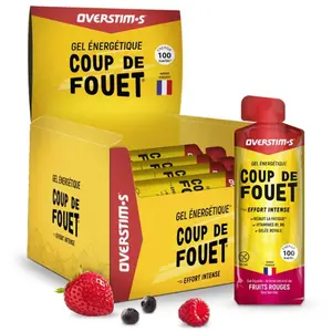 Overstims Boîte De Gels énergétiques Coup De Fouet Fruits Rouges 34g 1... pas cher