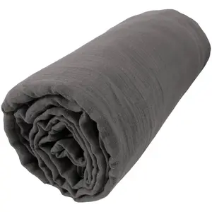 Drap housse - INTEX DECO - Granit - 140 x 190 cm - Bonnet 30 cm - Gaze de coton