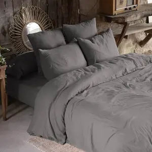 Housse De Rêve Housse De Couette 220x240 Cm En Gaze De Coton Gaïa Gran...