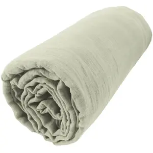 CDaffaires Drap housse bonnet 30 cm double gaze de coton 180 x 200 cm ...