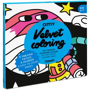 OMY - Velvet Coloring - Cosmos - Kleurplaten - kleurboek - ruimte en heelal pas cher