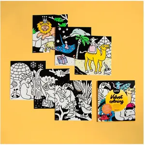 OMY kleurposter velvet Animals pas cher