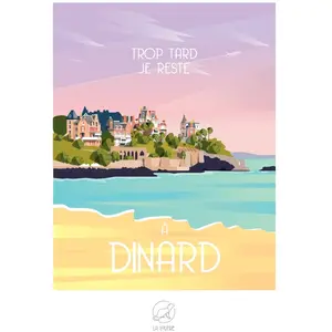 La Loutre Trop Tard Je reste à DINARD La-Loutre-5726 pas cher