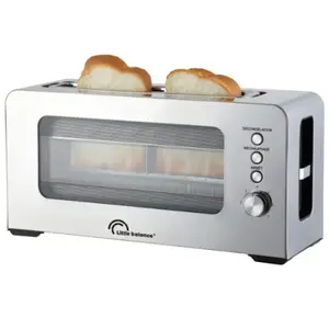 Grille-pain - LITTLE BALANCE - Glass Toaster - Verre - 1 fente - 1000W pas cher