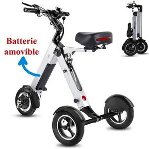 ELECTRIK TROTTERS Trottinette électrique 3 roues stable PMR sénior ES35 MATE 4 pas cher