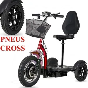 TRIBO 500 vert Trottinette électrique 3 roues stable pour séniors et P... pas cher