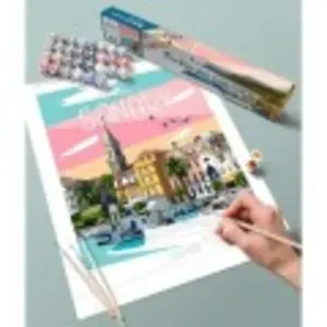 La Loutre Peinture par Numéros - Sanary Loutre-PPN-010 pas cher