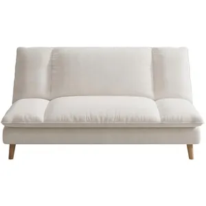 CONCEPT USINE VASCO - Canapé convertible 3 places en tissu beige pas cher