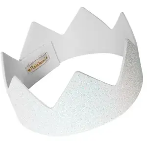 Ratatam Couronne à paillettes Blanche pas cher