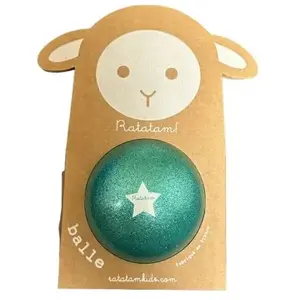 Ratatam Ballon paillettes Vert (10 cm) pas cher