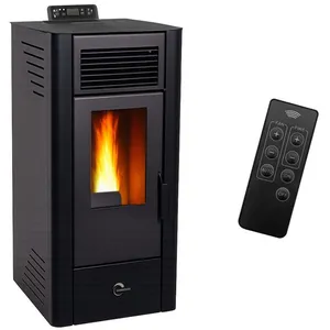 Poêle à granulés étanche Anita 116 kW Noir SannoverVendu parcdiscount