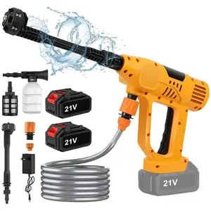 PRUMYA Nettoyeur haute pression sans fil, 21 V 65 bar, batterie mobile... pas cher