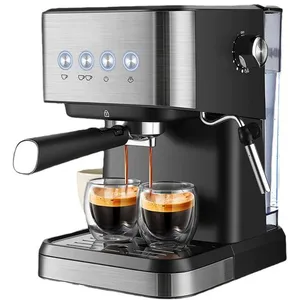 PRUMYA Machine a cafe, Cafetières 1.5L, Machines à Café, Machines à expresso 15 Bar, Petite Cafetière Electrique Acier Inoxydable 1050W pas cher
