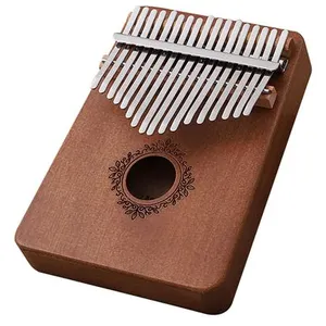 Pouce Piano,Kalimba 17 touches En Acajou Bois Massif pas cher