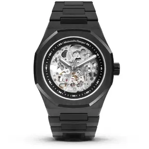 Montre bracelet MTBeta Skeleton Black Edition Acier pas cher
