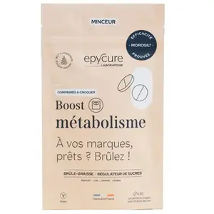 Epycure Boost Métabolisme Morosil® Goût Pêche 30 comprimés pas cher