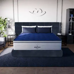 MORPHEA FRANCE Matelas Hybride Victoria Luxe 140x200 Epaisseur 30 Cm Accueil Mémoire De Forme 7 Zones De Soutien pas cher