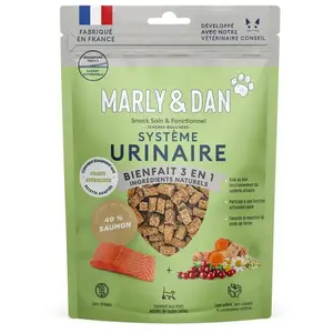 MARLY EN DAN URINEWEG SYSTEEM TRACHT KAT 40g - Zalm Smaak pas cher