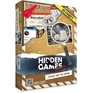 Jeu d'enquête Hidden Games Crime sur la neige pas cher